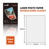 Koala KOALA Fotopapier für Laserdrucker, Doppelseitig, Glänzend, A4, 130 g/m²,