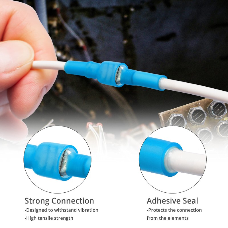 Wirefy 150 PCS Wire Connectors - Female Spade Terminals -