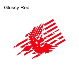 Cool Car Decals US Flag and Eagle Hood Decal Sticker Vinyl Auto Tuning Accessories Universal