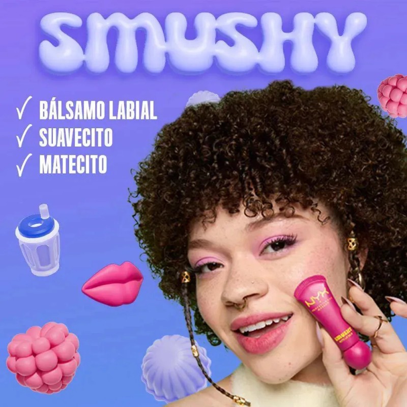 NYX Professional Makeup, Smushy Bálsamo de Labios Matte