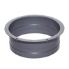 TiCoast Straight Pipe Flange Metal Zinc Plated Duct Connector Flange