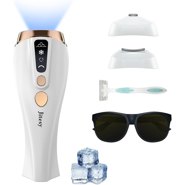 Jitesy IPL Devices Hair Removal Laser with 3 Functions HR/SR/RA, 6 Energy Levels & 999,999 Light Pulses, Permanent Hair Removal for Women, Men, Face, Armpits, Legs, Bikini Area, Body