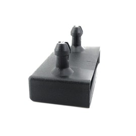 Cortassa Soluko - 14 Innesti A Cappuccio in Plastica MOD. 18-Porta Listello Ricambio per Doghe (Kit 14Pz), Nero, Completo