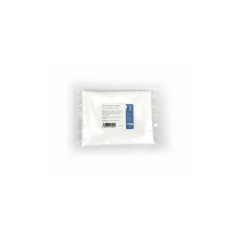 Intralabs Sodium Citrate 100g - Salt Buffer, Vegan, Preservatitve, Gluten