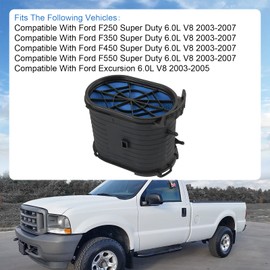 DICMIC Engine Air Filter Compatible with 2003-2007 Ford F250 F350 F450 F550 Super Duty 2003-2005 Ford Excursion 6.0L V8 Replace# FA-1778, 3C3U-9601-BC, 4C3Z-9601-AA, A2991C