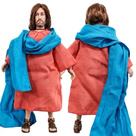 Figures Toy Co. Jesus 8 Inch Retro Action Figure [Red Robe]