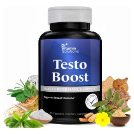 Testo Boost Suplemento Hombres Cápsulas Vitamin
