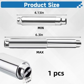 Spring Loaded Toilet Paper Holder Replacement Rod,Toilet Paper Holder,Toilet Paper roll Holder,No Drill Stainless Steel Roller for Bathroom(Silver)