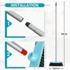 Blue Indoor Broom 54" Long Handle House Broom for Floor