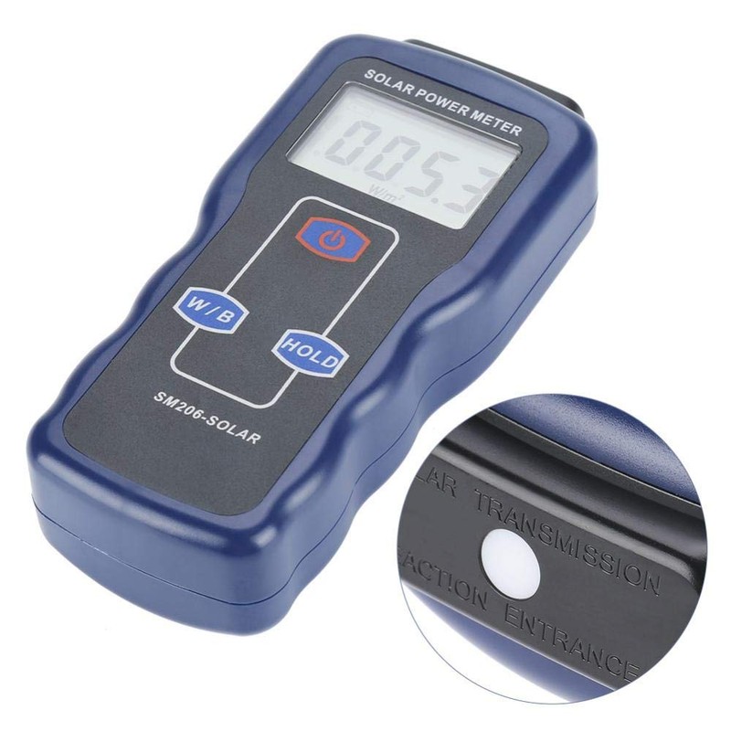 Digital Solar Power Meter, Digital Solar Energy Meter Sun Light