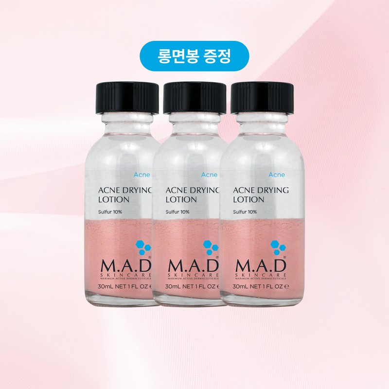 Mad Skin Care Acne Drying Lotion 30ml + Long Cotton