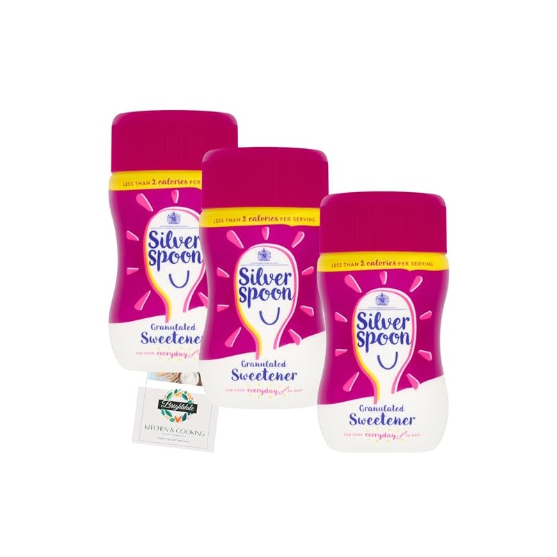 Sweetener Bundle with Silver Spoon Granulated Sweetener 75g 3 Pack