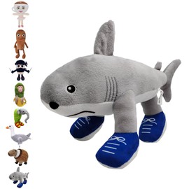CWENDANER Tralalero Tralala Plush (35 cm) Italian Brain Red Cuddly Toy, Soft Plush Toy for Children, Birthday Gift and Collectible Figure (Triple Legged Shark)