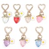 Misovela Strawberry Keychain for Women Cute Bag Purse Charms Heart