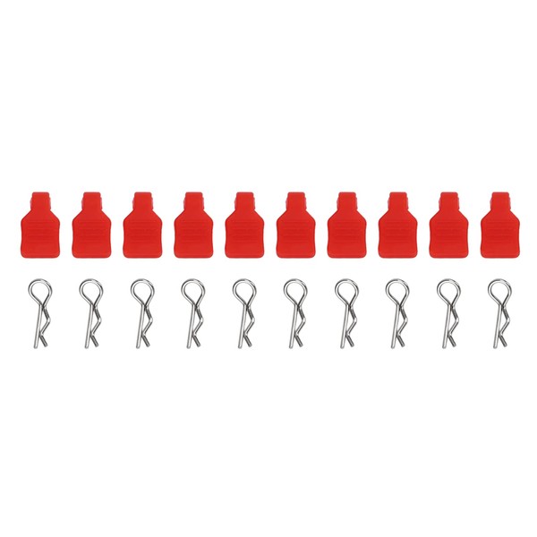 Ausla Universal RC Body Clips with Pull Tabs, 10 Pieces