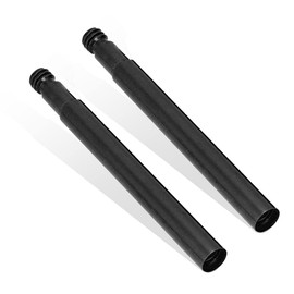 Keenso 2 x Valve Extender, 60 mm Bicycle Presta Valve Extender Inner Tyre Valve Extension (Black)