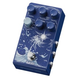Klowra Limbo Reverb Digital Guitar Pedal, 9 Stereo Ambient Reverb Type, Analog Dry Through, True Bypass, Freeze & Infinity, Expression Pedal Support