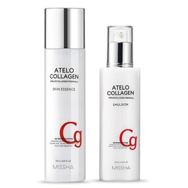 Missha Atelocollagen Skin Essence 150ml + Skin Emulsion 125ml / 미샤 아텔로콜라겐 스킨 에센스 150ml+ 스킨 에멀전 125ml