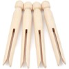 Juvale Wooden Clothespins - 4.3 x 0.5 in, 50 Pack,
