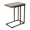 Household Essentials Jamestown Extendable C-Shaped for Accessiblity Side End Table