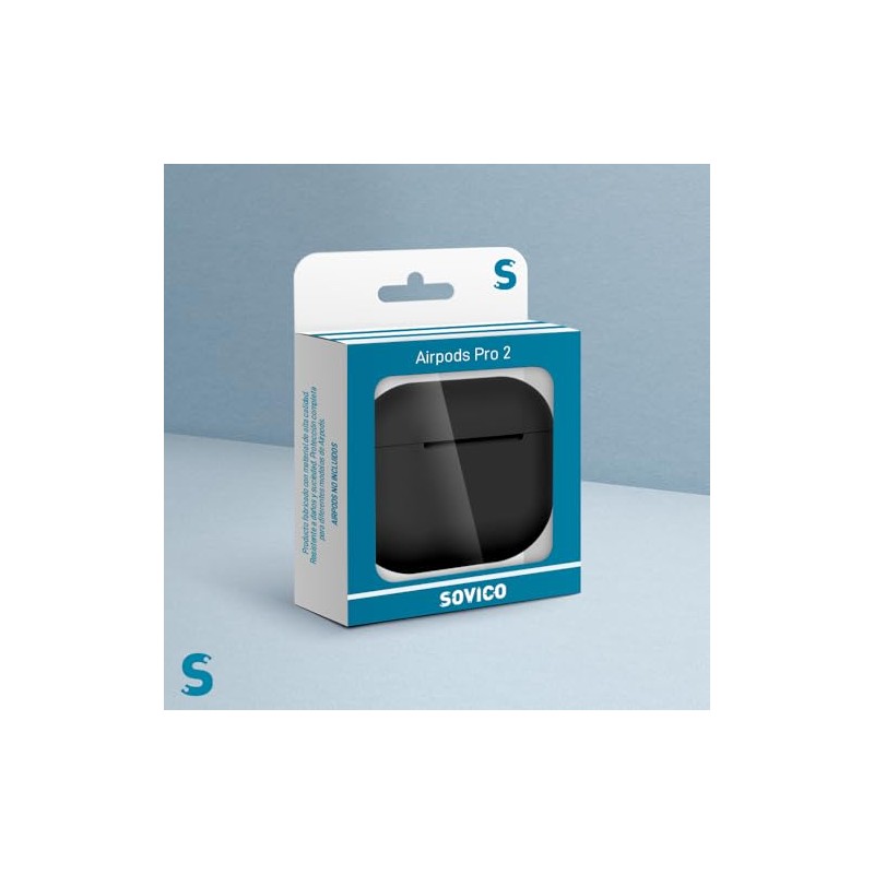 SOVICO - Funda Protectora Compatible con Airpods Pro 2. Silicón