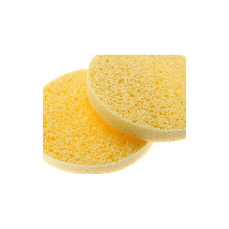 Micro Trader New 10 x Cellulose Facial Sponges Natural Facial