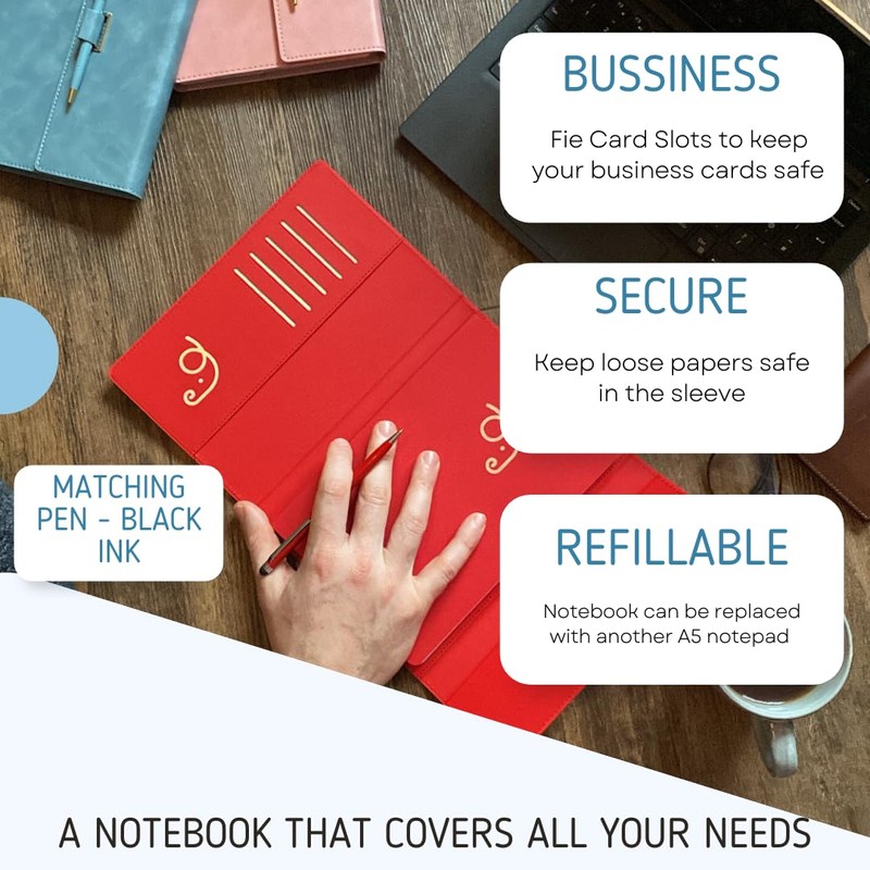 Blue A5 Journals for women & Men | Notebook and