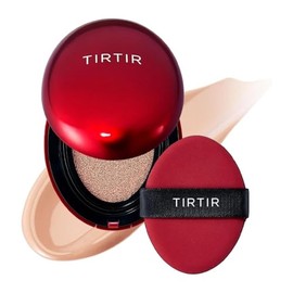 Tirtir Mask Fit Red Cushion Tono 22c Peach Beige Base Maquillaje Alta Cobertura Larga Duración Hasta Acabado Satinado Ligera Transpirable