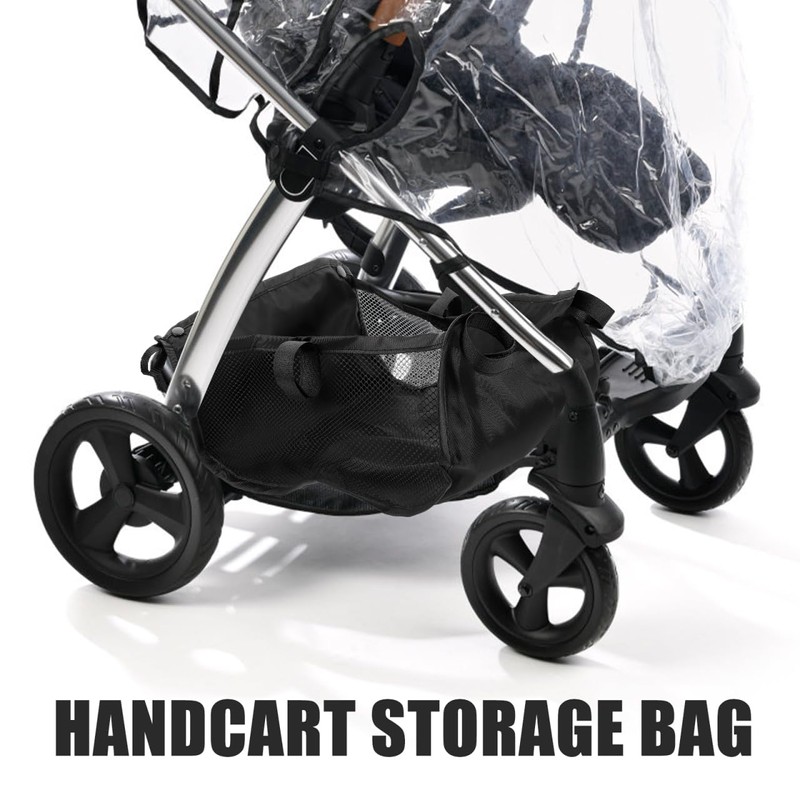 Didiseaon Pushchair Organiser for Floor Basket, Storage Bag for Baby