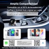 MUKEAO Adaptador Inalámbrico 2 en 1 para CarPlay y Android