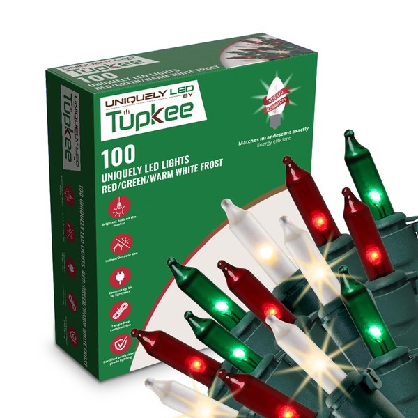 Christmas Uniquely LED Twinkle Lights – Matches Incandescent Exactly -