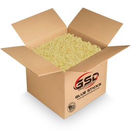 GlueSticksDirect Hot Melt Glue - HM-058 - Bulk Fast Setting Hot Melt Adhesive Chips - Great for Coated & Wax Impregnated Board- 25 lbs Bulk - Made in USA