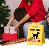 MQCLYSG Funny Dog Poop Zone Warning Caution Yellow Sign,Pet Excrement