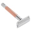 Double Edge Safety Razor Long Handle Zinc Alloy Manual Safety
