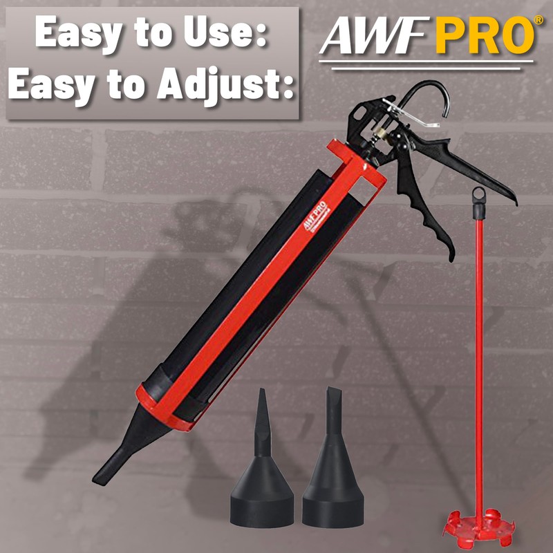 AWF PRO - Mortar Pointing Gun, 1 Quart (32 fl