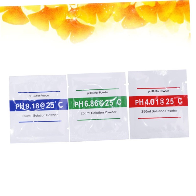 ULTECHNOVO 3sets Ph Calibration Solution Ph Buffer Powder Meters Calibration