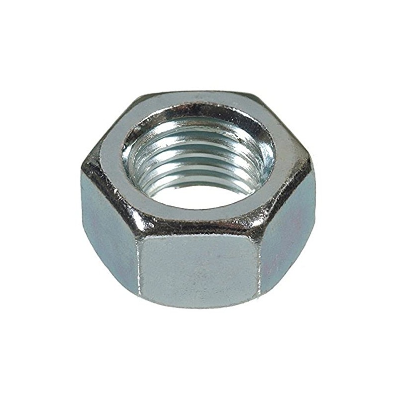 Merriway BH03666 (100 Pcs) M6 (1/4 Inch) Steel Full Hex