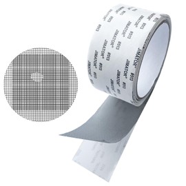 Tikysky Set di riparazione per zanzariera, nastro di riparazione per zanzariera, altamente adesivo, protezione dagli insetti e finestre, per fori di riparazione (5 cm x 2 m)