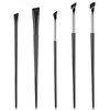 5 Pcs Eyeliner Brushes Set, Upgraded Ultra-Thin Sickle & Slanted