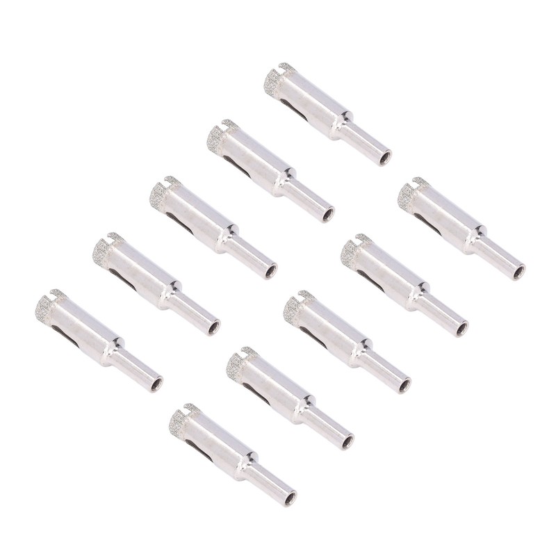 10Pcs Glass Drill Bit 12mm High Torsion Stable Fine Workmanship