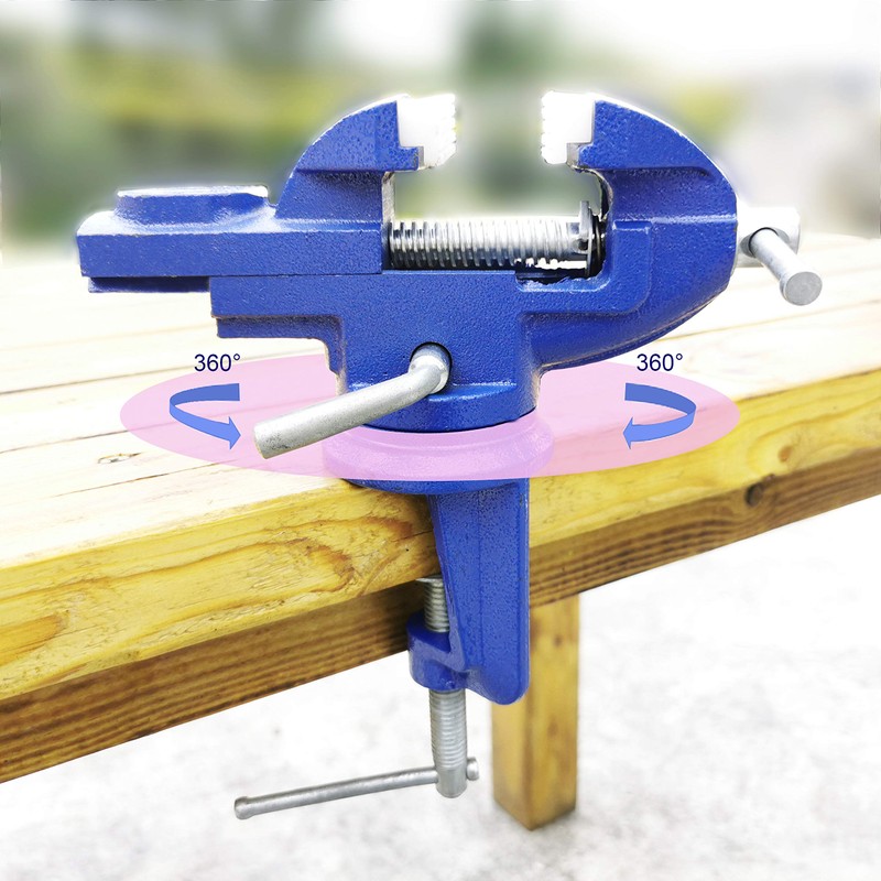 MYTEC Mini Home Vise, nylon jaws Clamp-On Vise, 2.0"