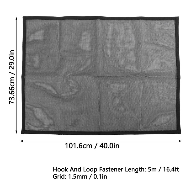Fireplace Screen PVC Spark Guard Cover Safe Mesh Gate Dustproof