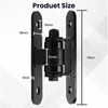 Heavy Duty Gate Hinges,Bolt-On Sealed Bearings Outdoor Gate Hinges for
