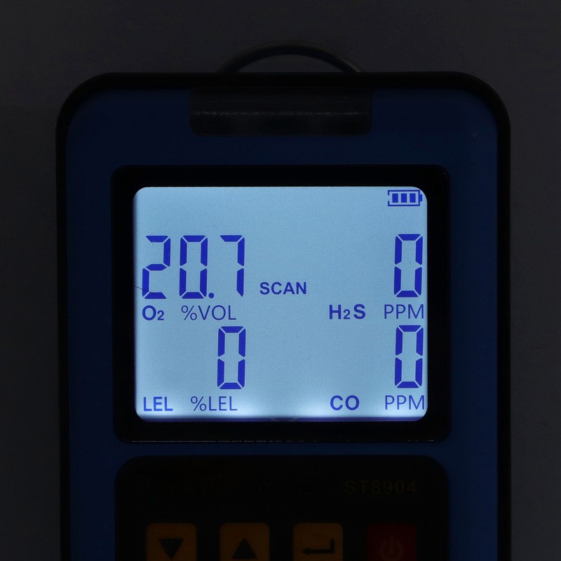 Gas Monitor 4 in 1 CO H2S O2 LEL Accurate