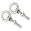 sourcing map M4 3/16"x0.98" Stainless Steel Eye Bolts Threaded Screw