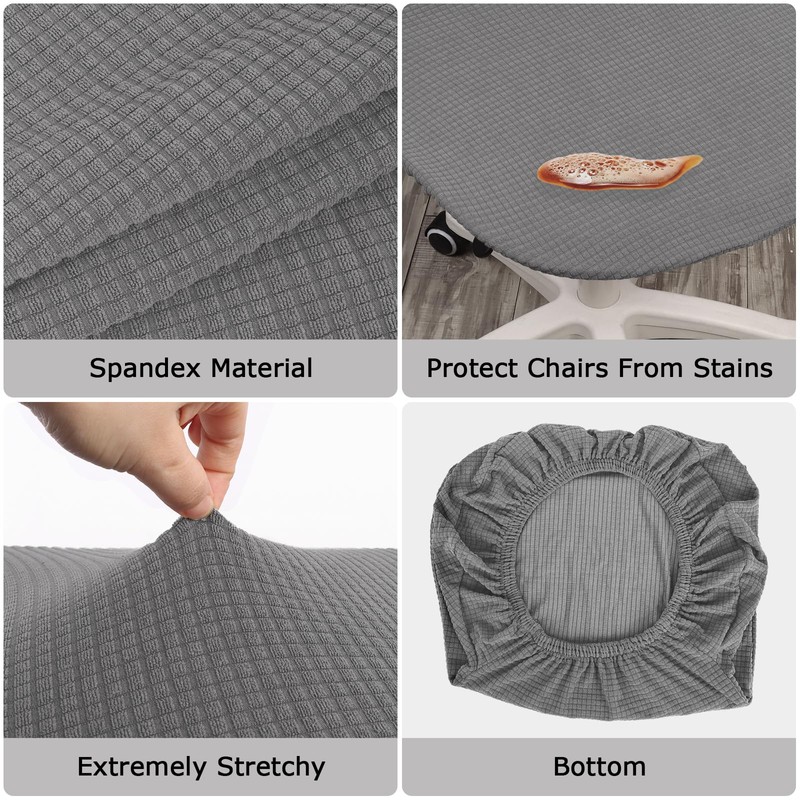 Plliocse Bar Stool Covers Stretch Bar Stool Protective Covers, Universal