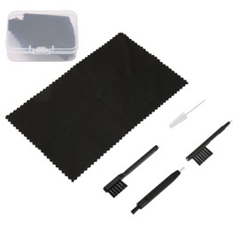 Professional Sound Aid Cleaning Brush Kit Sound Amplifier Vent Tube Brush Cleaning Cloth with Storage Box