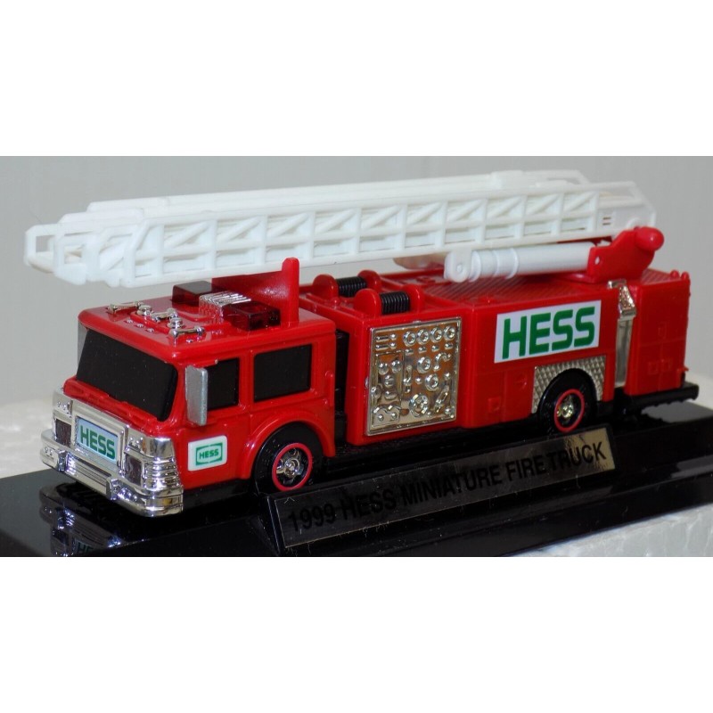 Hess 1999 Hess Mini Fire Ladder Truck with Extending Ladder