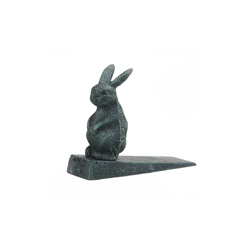 Verde Cast Iron Rabbit ~ Bunny Door Wedge