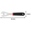 TONE CHCW-15 Hub Wrench Black 2 Side Width 0.6 inch